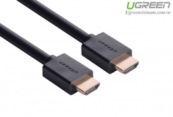 Ugreen 10106 - Cáp HDMI dài 1M cao cấp hỗ trợ Ethernet + 4k 2k HDMI chính hãng Ugreen 10106