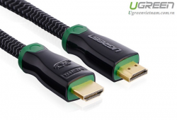 Ugreen 10291 - Cáp HDMI 1.5m hỗ trợ 4K*2K HD126 Ugreen 10291 vỏ bọc kim loại cao cấp