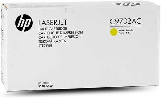 Mực in màu vàng HP 645A C9732AC dùng cho máy in LaserJet 5500/555