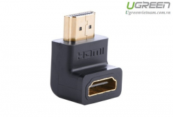 Ugreen 20109 - Đầu nối HDMI vuông góc 90 độ Ugreen 20109 (bẻ xuống)