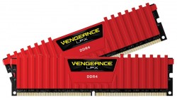 Ram 4 Corsair Vengeance LPX 16GB (2x8GB) DDR4 Bus 2666MHz (CMK16GX4M2A2666C16) Red