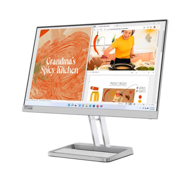 Màn hình Lenovo L22i-40 67AEKACBVN màu bạc (21.5Inch/ Full HD/ 4ms/ 75HZ/ 250cd/m2/ IPS/ Loa)