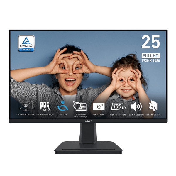 Màn hình máy tính MSI PRO MP251 (24.5Inch/ Full HD/ 1ms/ 100HZ/ 300 cd/m2/ IPS/ Loa)