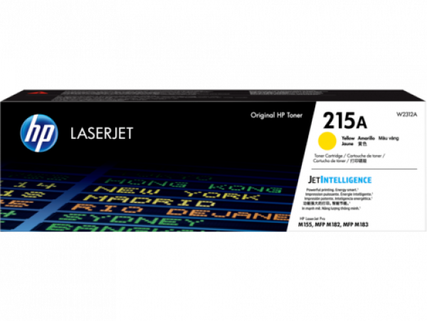Mực in chính hãng laser HP 215A Yellow (W2312A) (Dùng cho máy Color LaserJet Pro M155a/ M155nw/M182n/M182nw/M183)